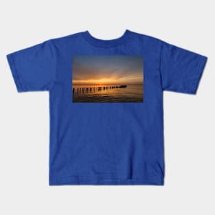 Dusk at seaside Kids T-Shirt